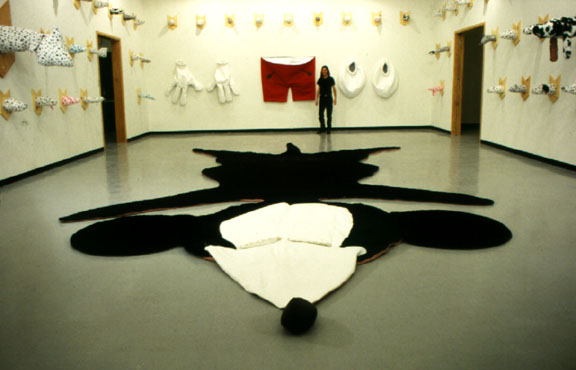 Bruce Conkle with the Mouse pelt