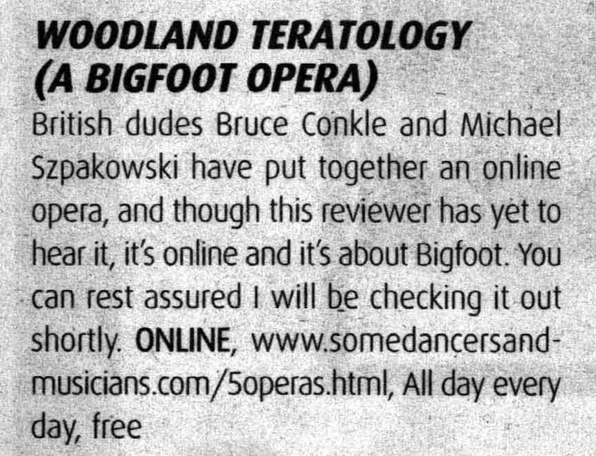 Bruce Conkle and Michael Szpakowski...